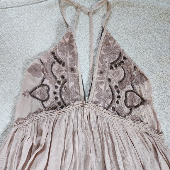 Rare Free People Embroidered/Beaded Dress - Picture 5 of 12